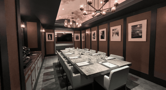 The Emmet Room is our most stylish boardroom — perfect for intimate meetings, executive discussions, or interviews. Accommodating up to 8 guests