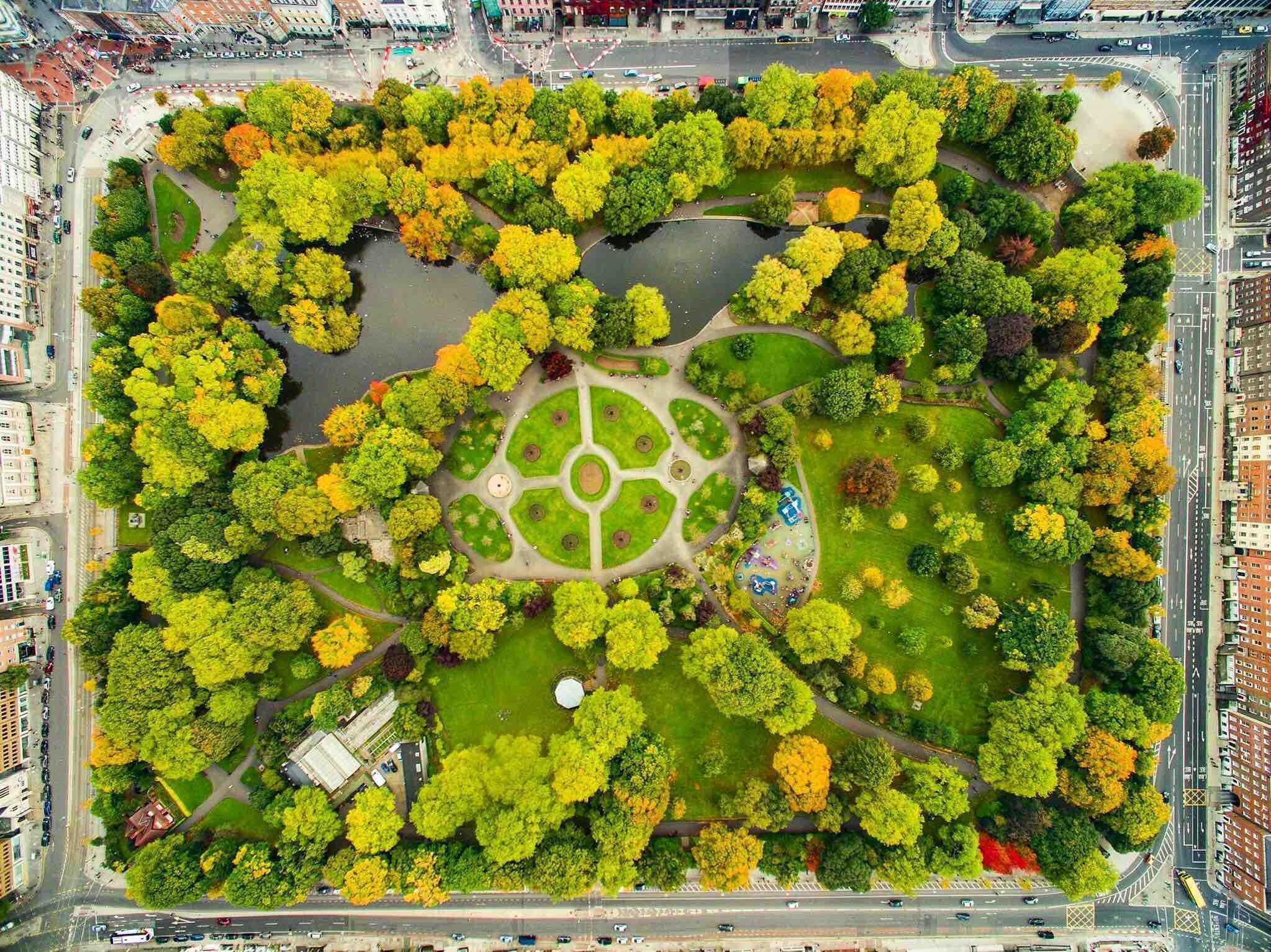 St Stephens Green Aerial View